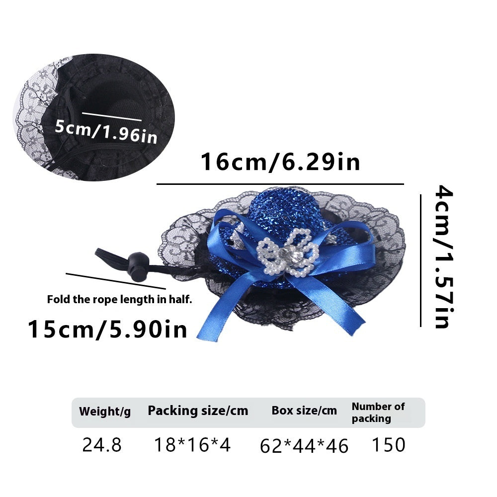 کلاه توری حیوان خانگی، لباس عکس گربه، لوازم جانبی مو