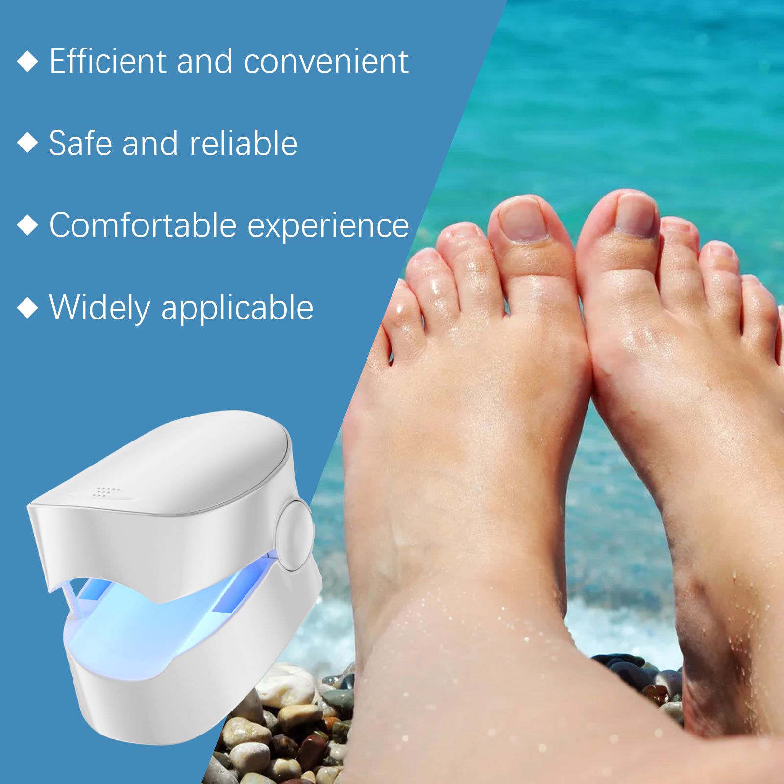 EOHOE Nail Repair Device Gentle Repair Of Nail Edge Rotten Nails, Nail Care, Cleaning And Polishing Nail Surface Care Device