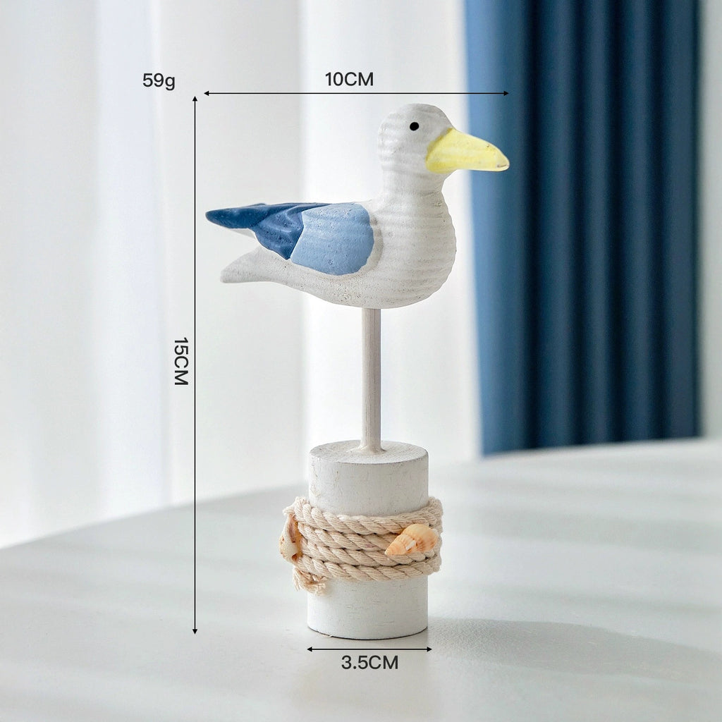 Mediterranean-style Tree Stump Ornaments Nautical-themed Home Decor Items