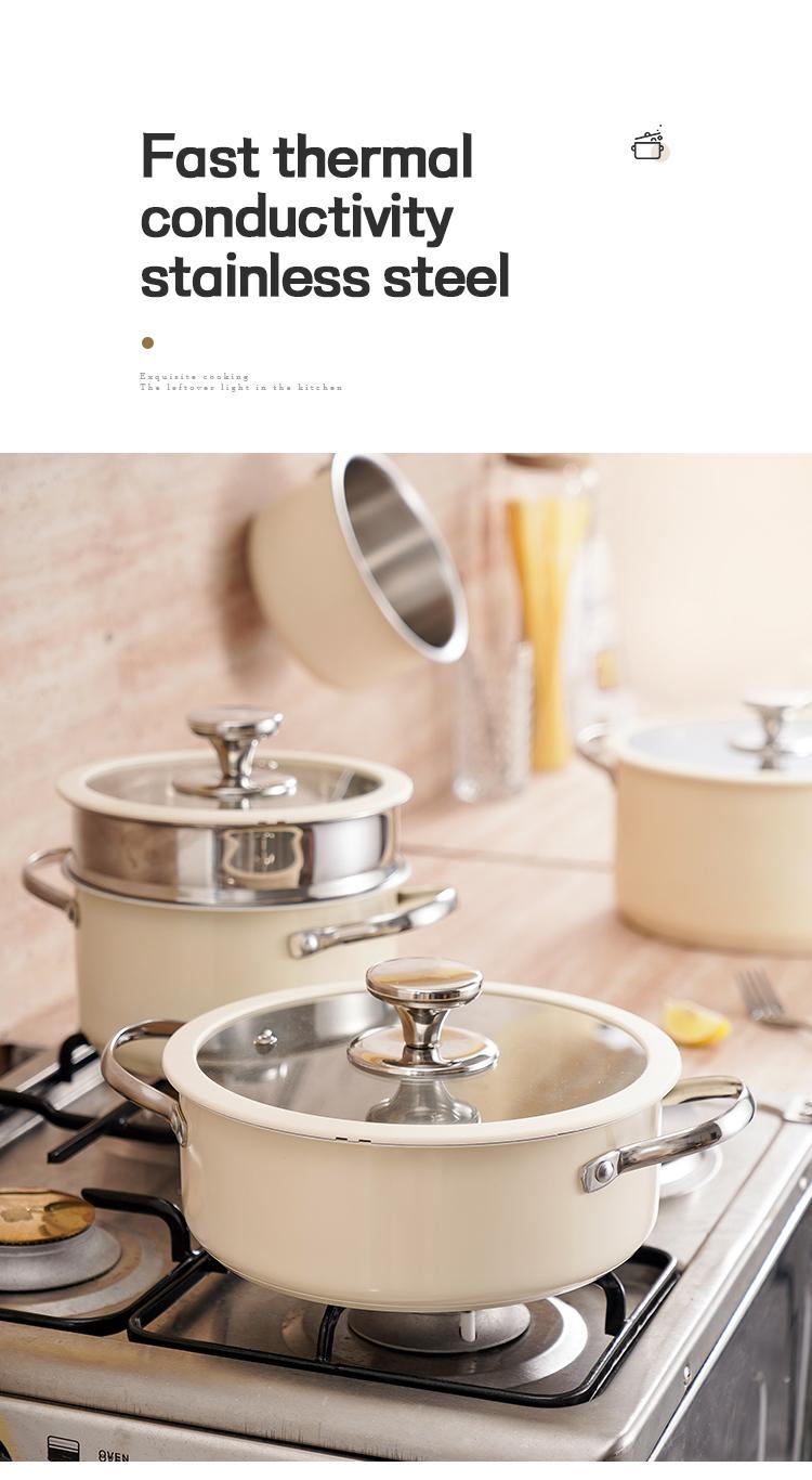 Stainless Steel Pot 4-piece Set