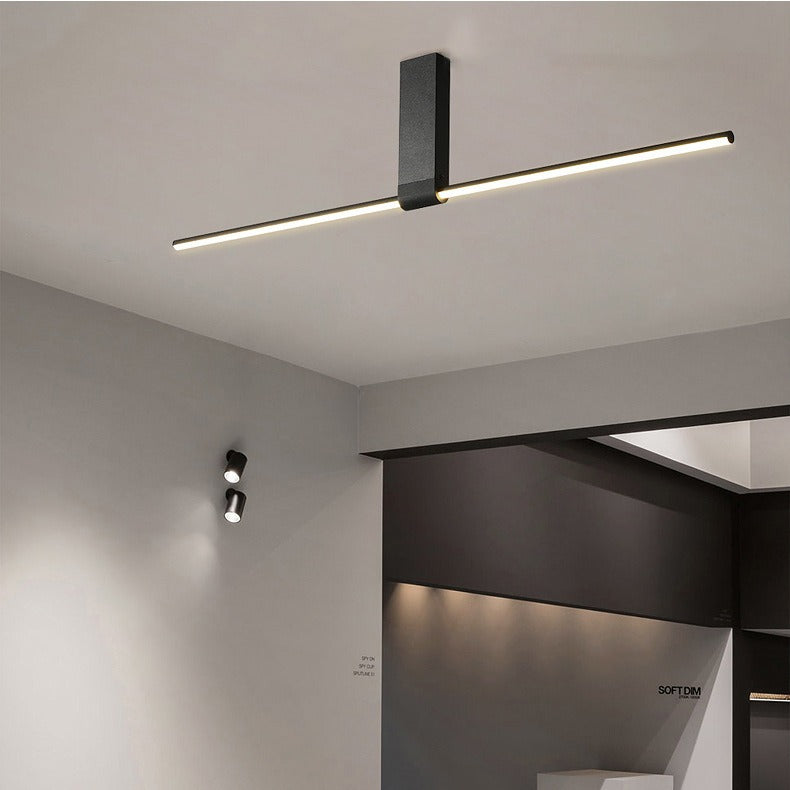 Led Ceiling Light Creative Minimalist One-word Strip Light