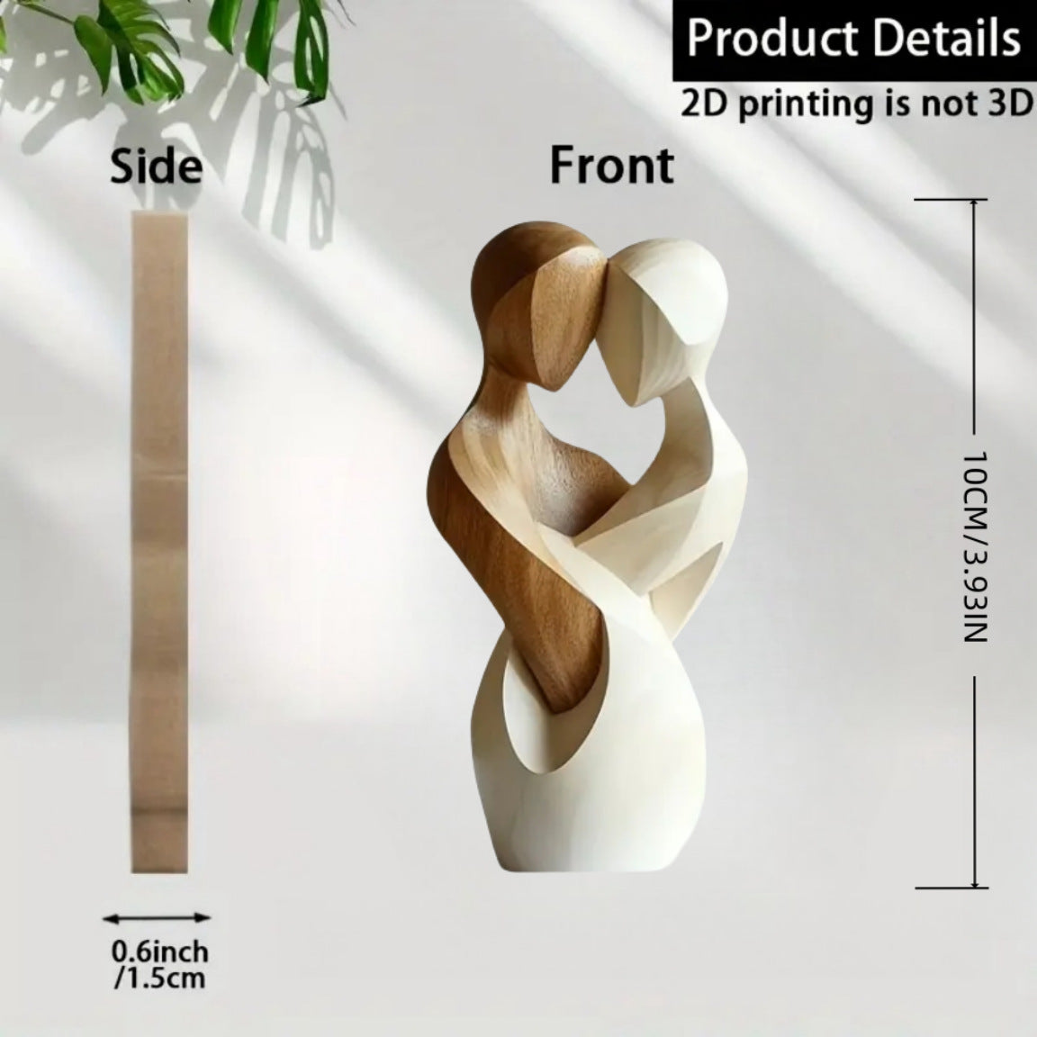 Flat Wooden Ornaments Decorative And Home Decor