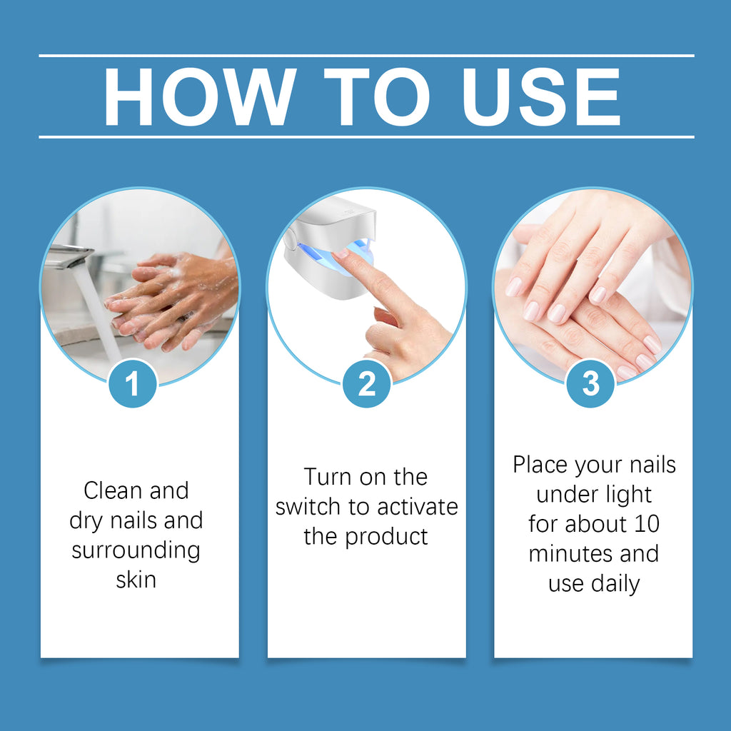 EOHOE Nail Repair Device Gentle Repair Of Nail Edge Rotten Nails, Nail Care, Cleaning And Polishing Nail Surface Care Device